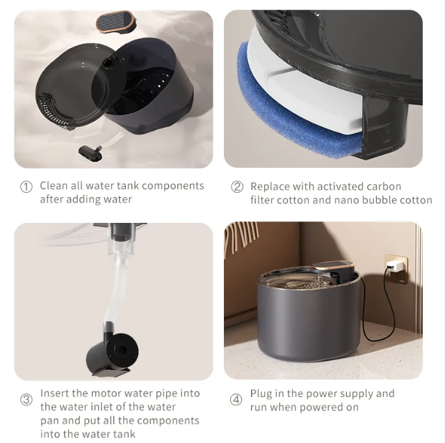 Automatic Pet Water Fountain | Ultra-Quiet USB Dog & Cat Dispenser
