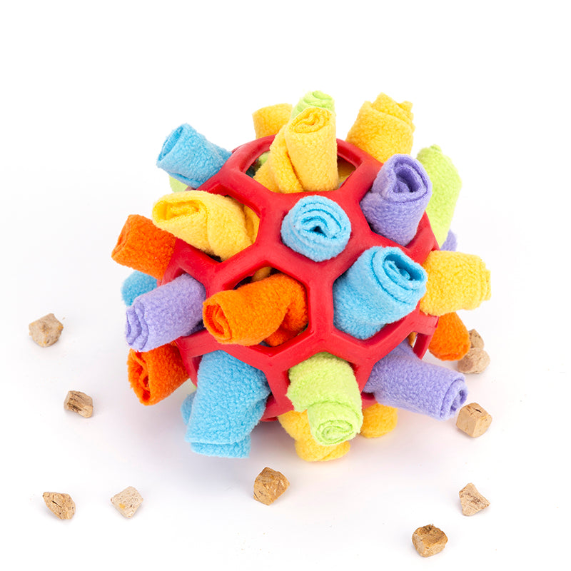Dog Sniff & Snack Puzzle Ball | Nose Work Enrichment Toy