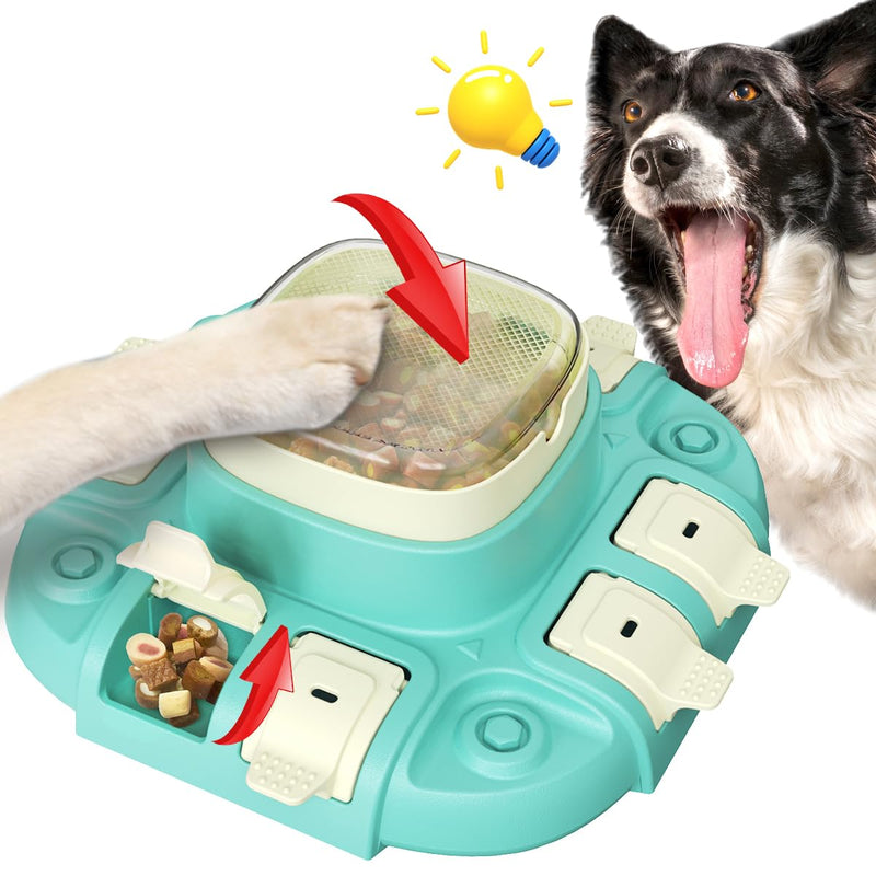 Dog Puzzle Feeder Toy | 2 Level IQ Training Slow Feed Enrichment